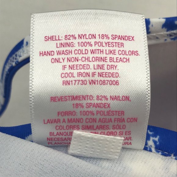 Xhilaration Junior's Sz. Small 0-2 Push Up Halter Stars, Stripes Bikini Top New - Picture 7 of 11